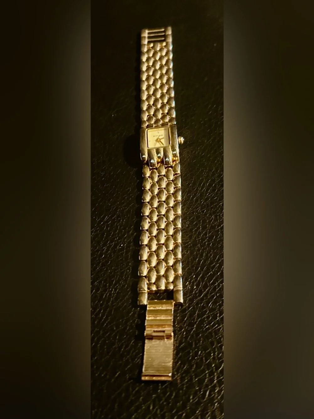 Gold Tone Women’s Bracelet Watch - Square Dial